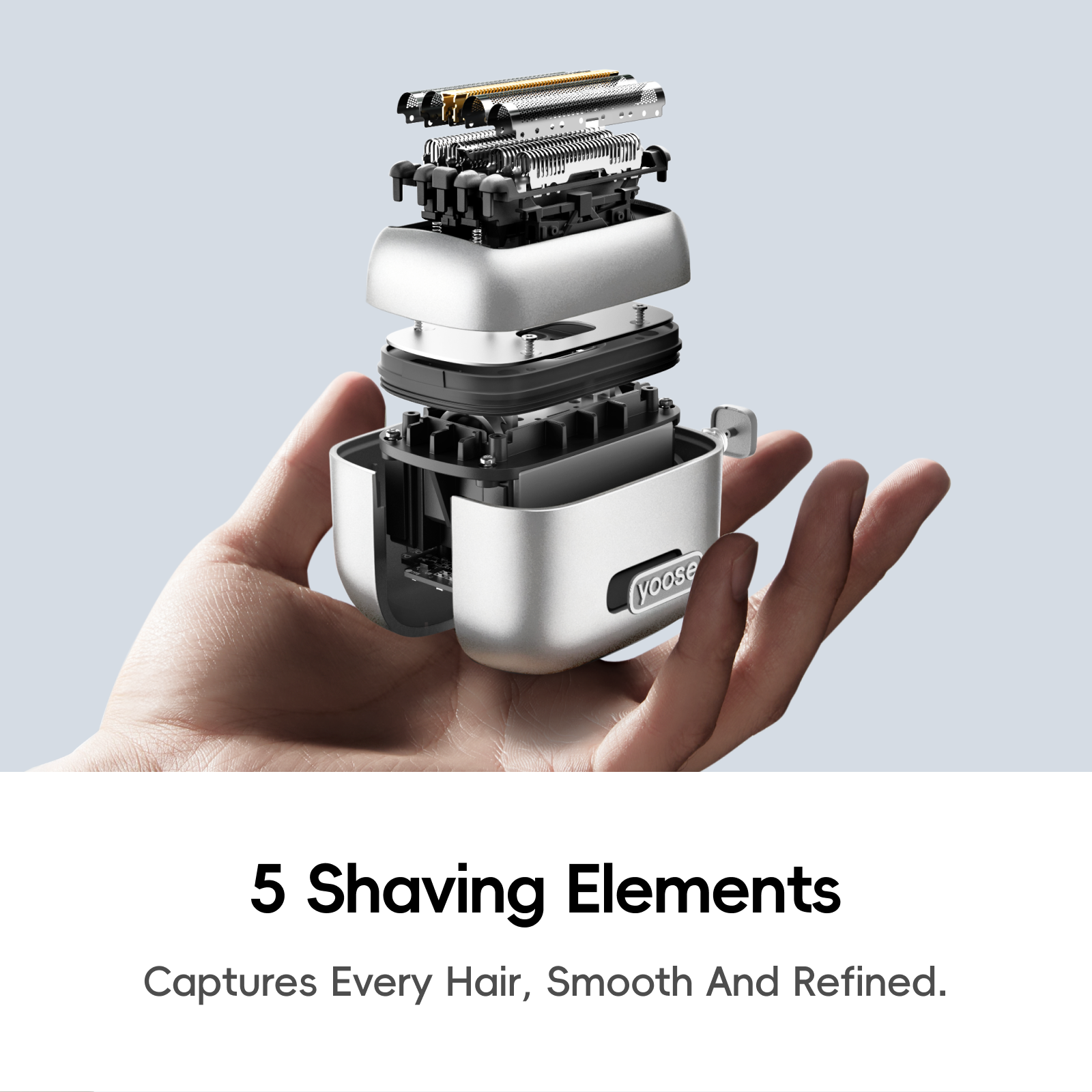 YOOSE MINI 5 Grooming Kit — Shaver + N1 Nose & Ear Trimmer
