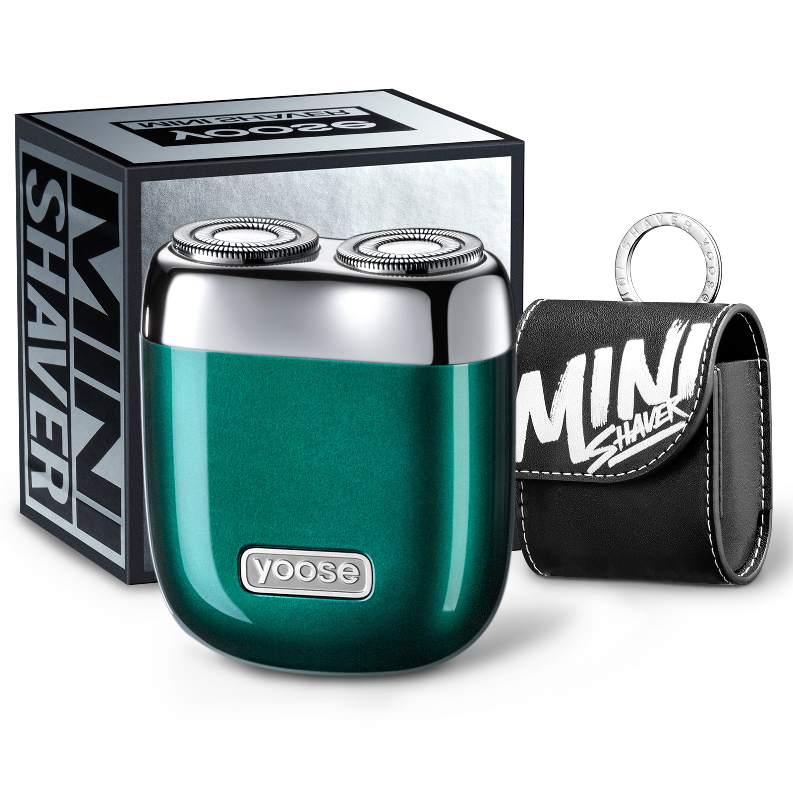 YOOSE MINI 2.0 rotary shaver in British Green