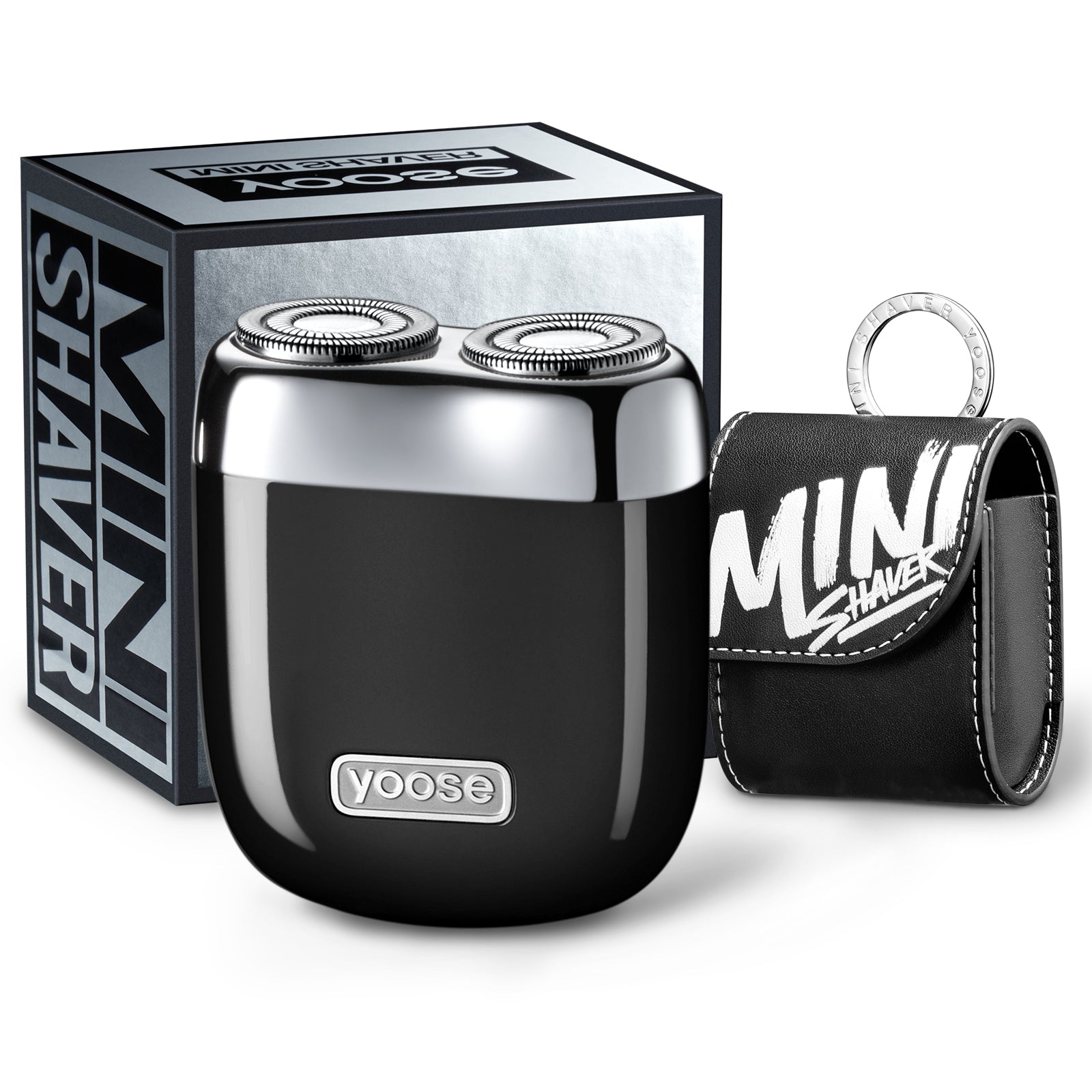 YOOSE MINI 2.0 rotary shaver in Dark Black