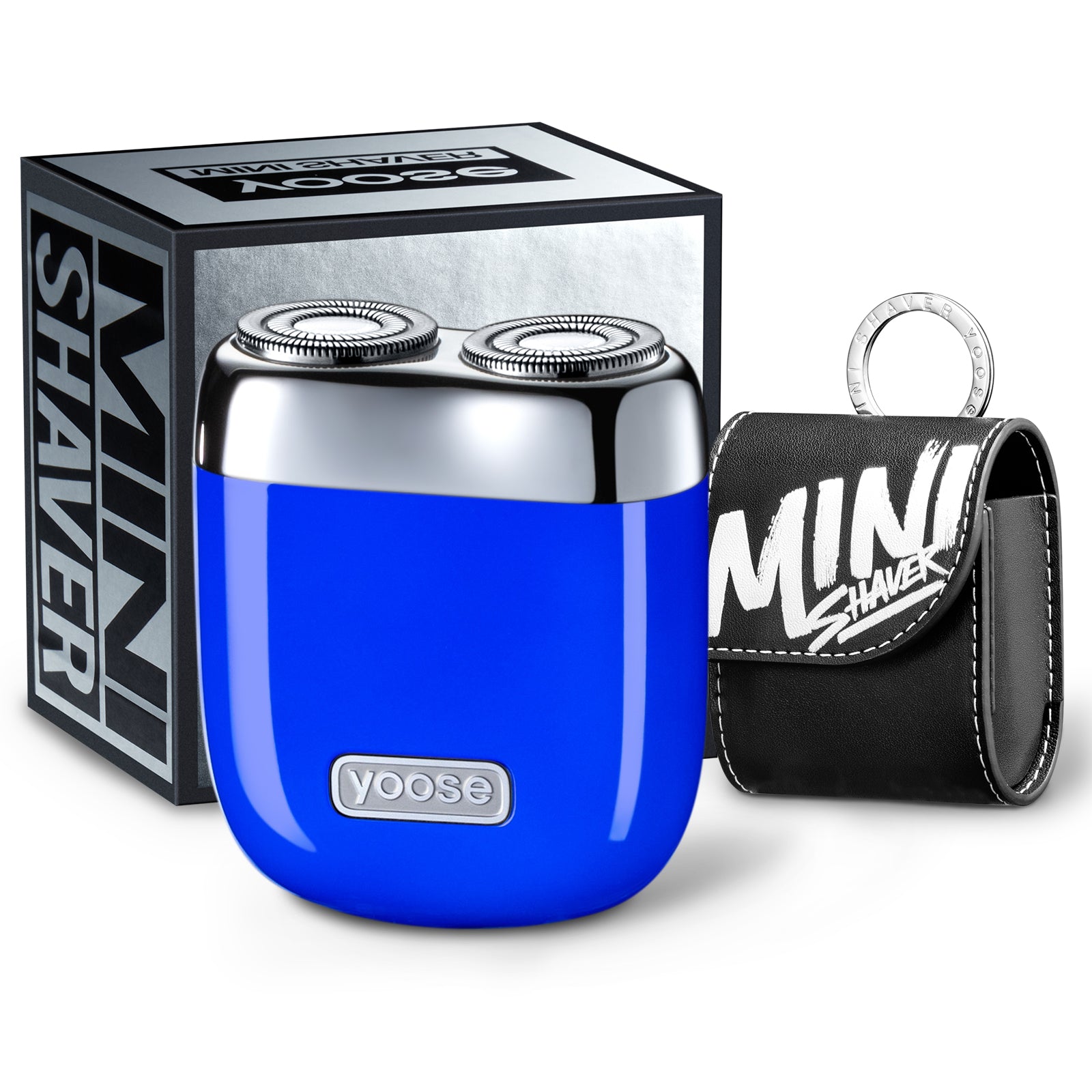 YOOSE MINI 2.0 rotary shaver in Klein Blue