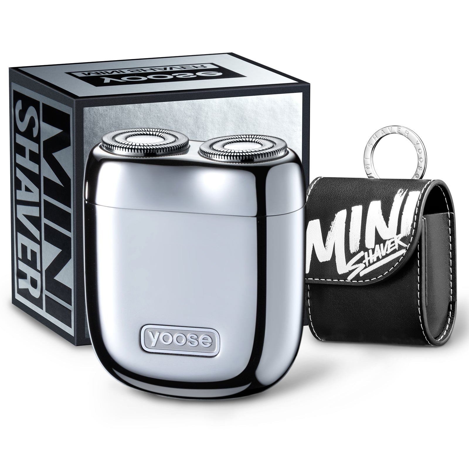 YOOSE MINI 2.0 rotary shaver in Alloy Silver