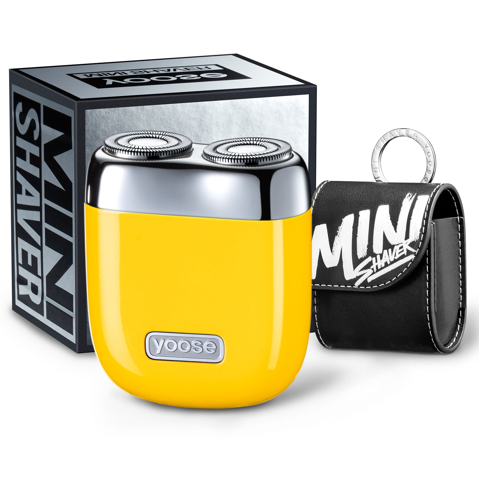 YOOSE MINI 2.0 rotary shaver in Racing Yellow